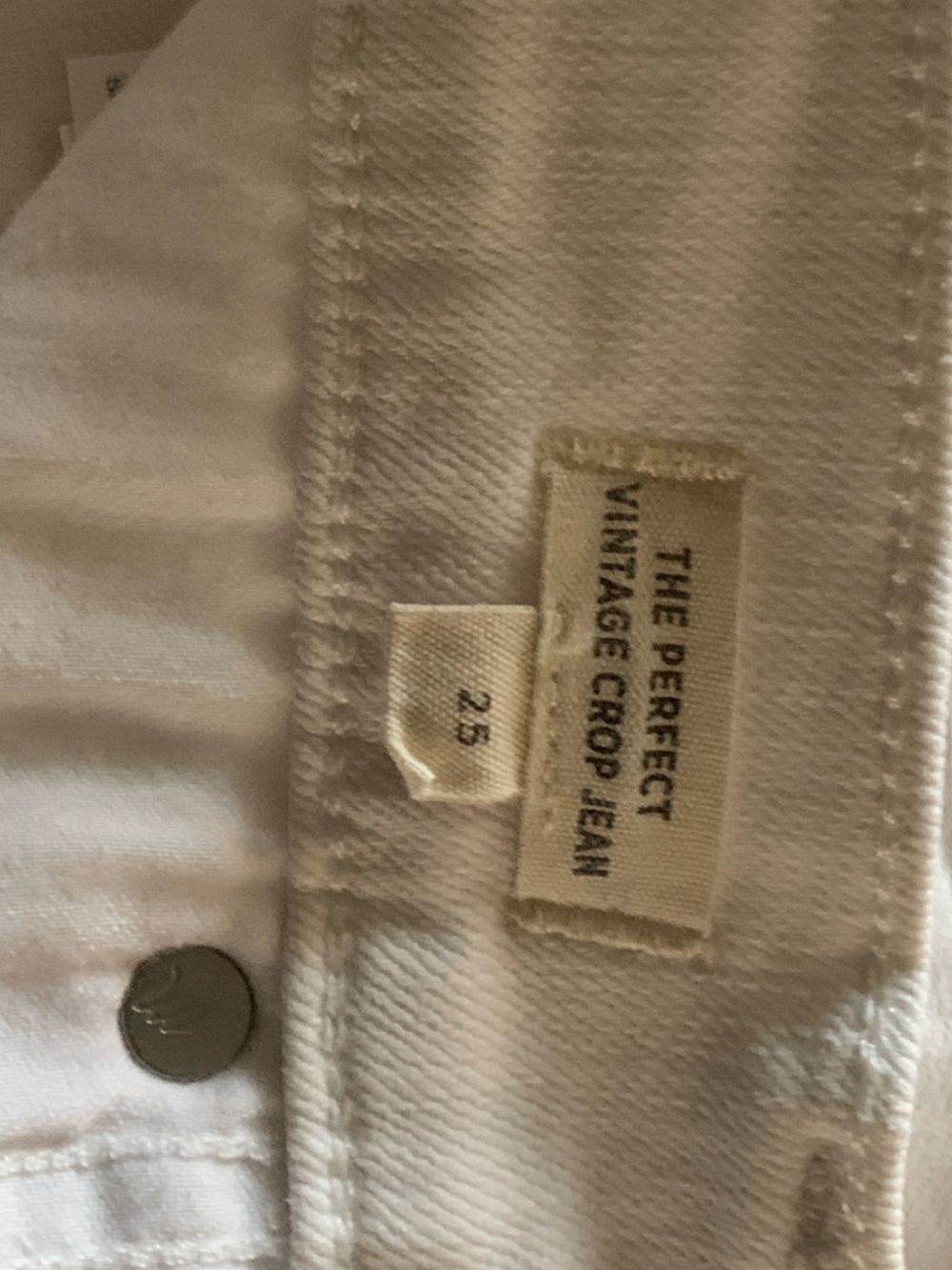 Madewell White Straight-Leg High-Rise Jeans - Picture 7 of 9